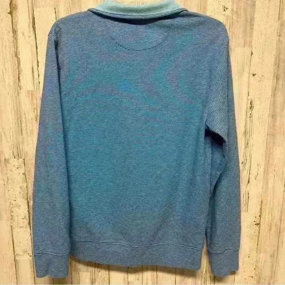 Vineyard Vines Performance 1/4 Zip Men's S Blue Pullover Stretch Preppy Casual - Picture 5 of 6